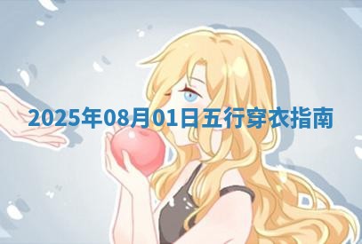 2025年08月01日五行穿衣指南
