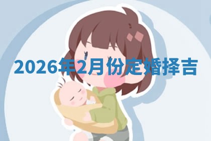 2026年2月份定婚择吉