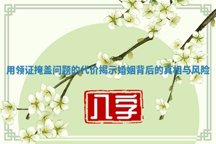 用领证掩盖问题的代价揭示婚姻背后的真相与风险