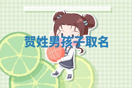 贺姓男孩子取名